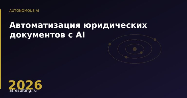 Автоматизация юридических документов с AI — ATresulting